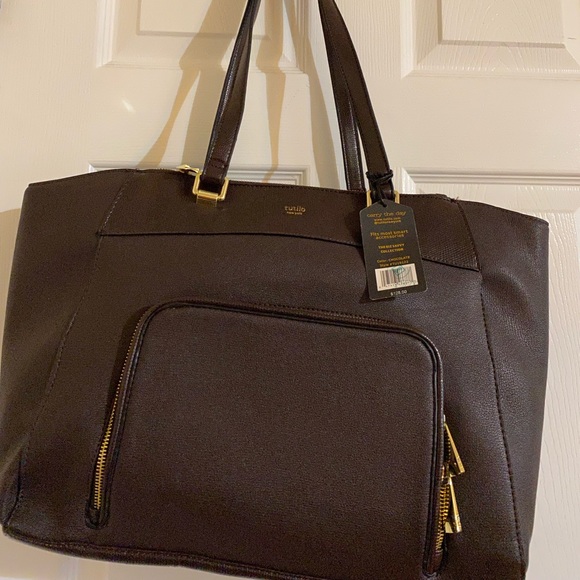 NWT - Tutilo Large New York Bag with Laptop Compartment for Women - Picture 1 of 9